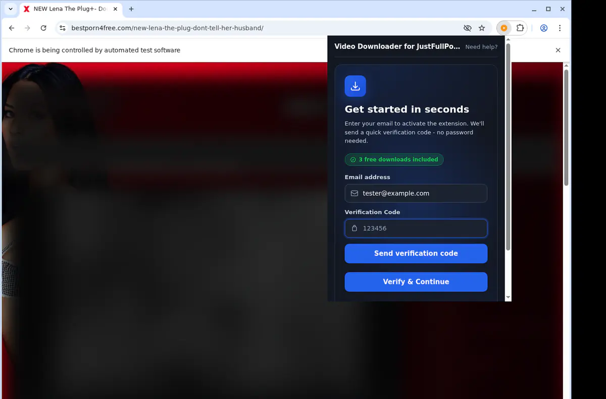 Justfullporn Video Downloader screenshot 4